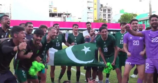 افغانستان کو شکست دیکر پاکستان مالدیپ گولڈن جوبلی فٹبال ٹورنامنٹ کے فائنل میں پہنچ گیا