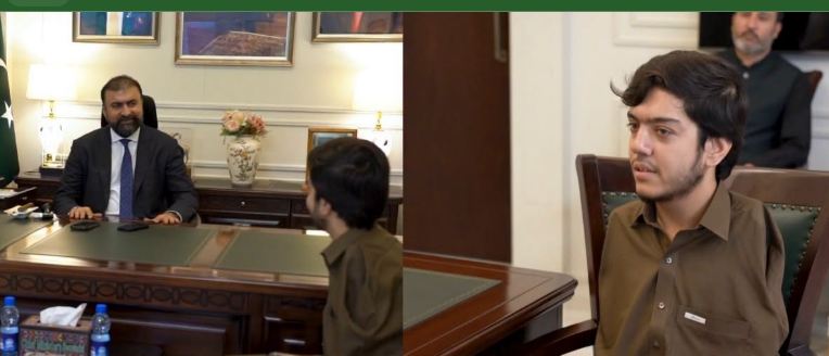 وزیراعلیٰ سرفراز بگٹی کا بڑا اعلان، دونوں ہاتھوں سے محروم رفیع اللہ کا ڈاکٹر بننے کا خواب حکومت پورا کرے گی