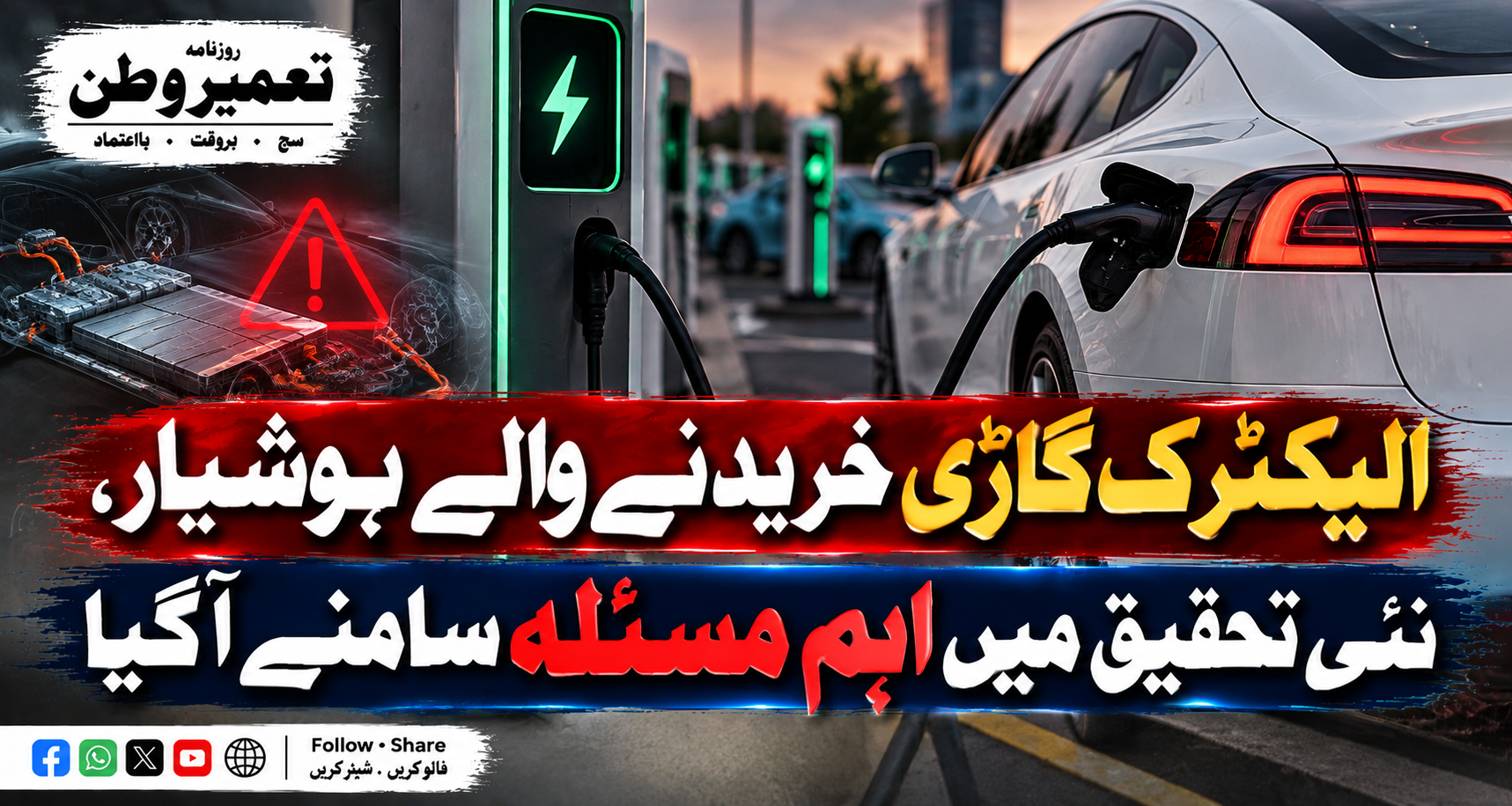 الیکٹرک گاڑی خریدنے والے ہوشیار، نئی تحقیق میں اہم مسئلہ سامنے آگیا