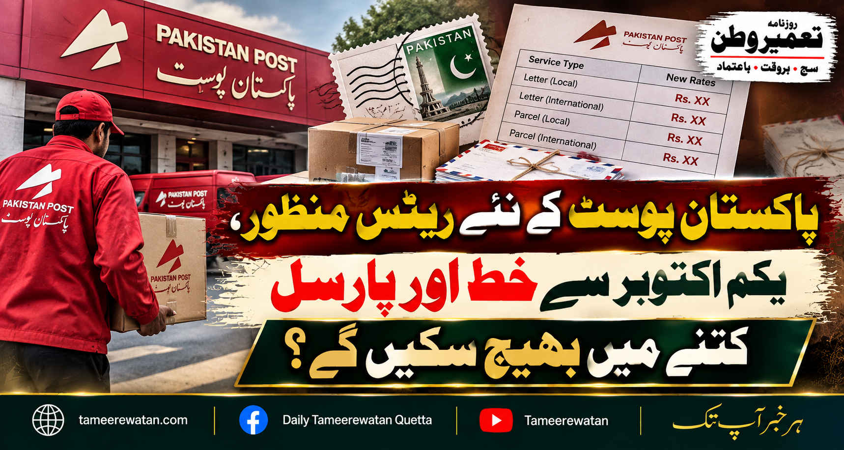 خط اور پارسل بھیجنے والوں کیلئے اہم خبر، پاکستان پوسٹ نے بڑا فیصلہ کرلیا