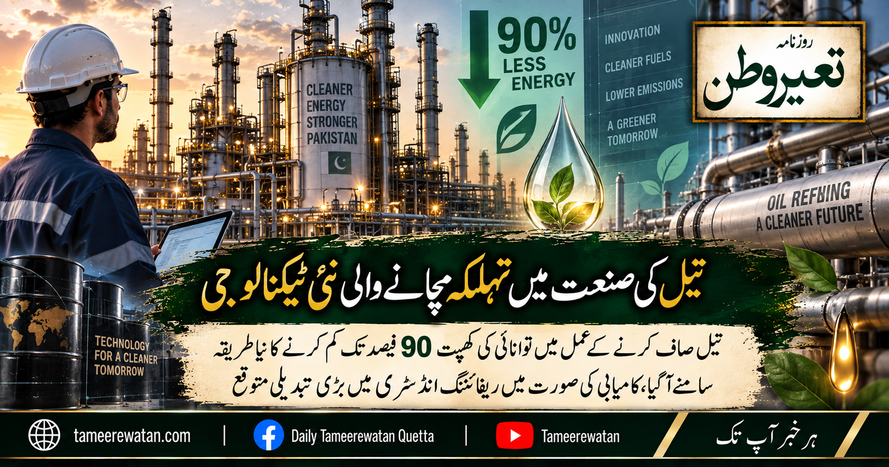 تیل کی صنعت میں تہلکہ مچانے والی نئی ٹیکنالوجی