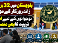 بلوچستان میں 32 ہزار سے زائد روزگار کے مواقع، نوجوانوں کے لیے آئی ٹی تربیت کا بھی منصوبہ