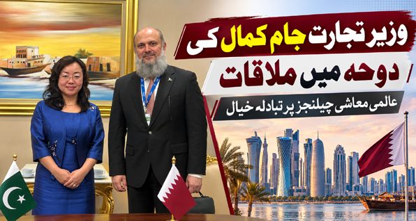 جام کمال کی دوحہ میں ملاقات، عالمی معاشی چیلنجز پر تبادلہ خیال