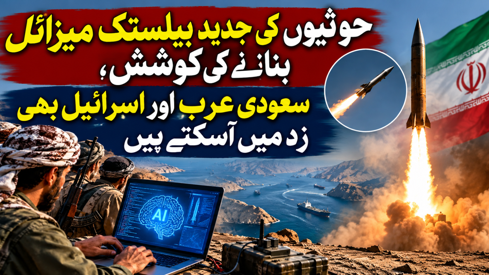 حوثیوں کی جدید بیلسٹک میزائل بنانے کی کوشش، سعودی عرب اور اسرائیل بھی زد میں آسکتے ہیں